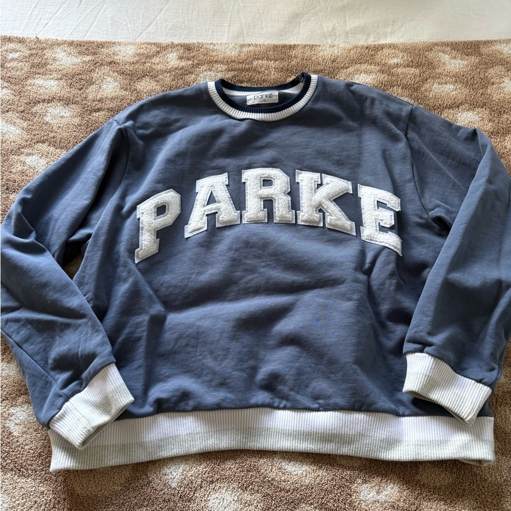 Parke vintage varsity crewneck